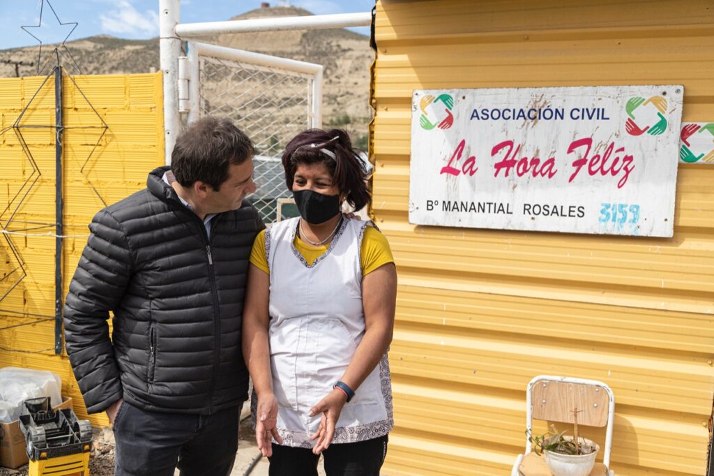 Luque recorrió los lugares afectados por el temporal