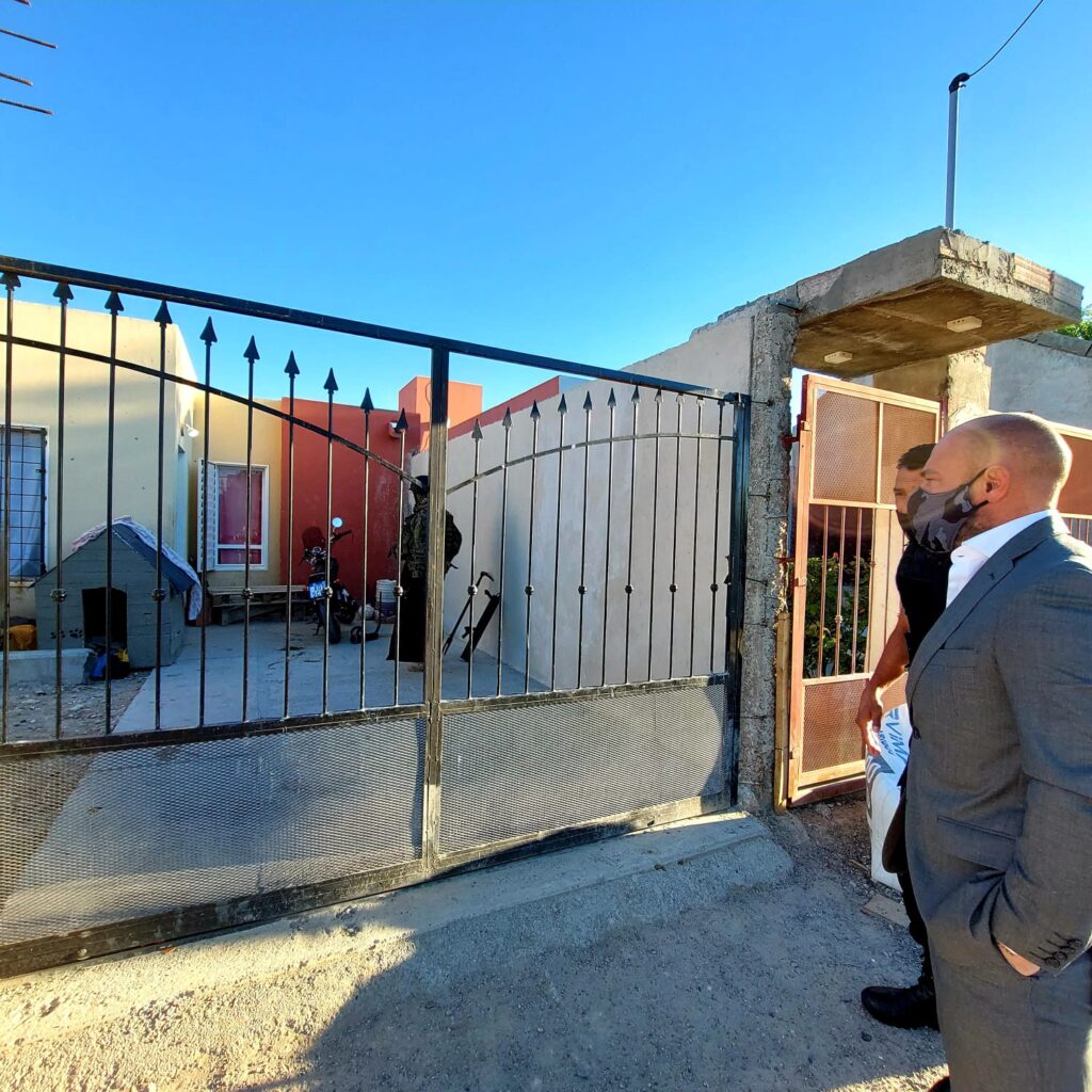 El ministro de Seguridad, Federico Massoni se hizo presente en el lugar