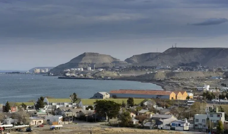 Dia nublado en Comodoro Rivadavia viento