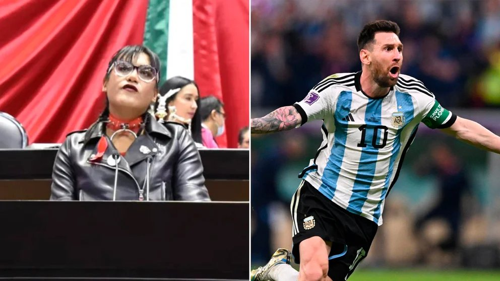 Diputada de México - Persona no grata a Messi