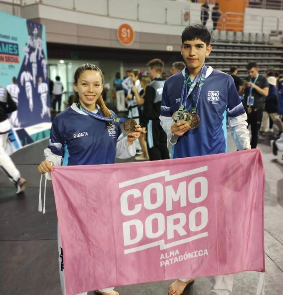Leila Ramos Dylan Oyarzo taekwondo